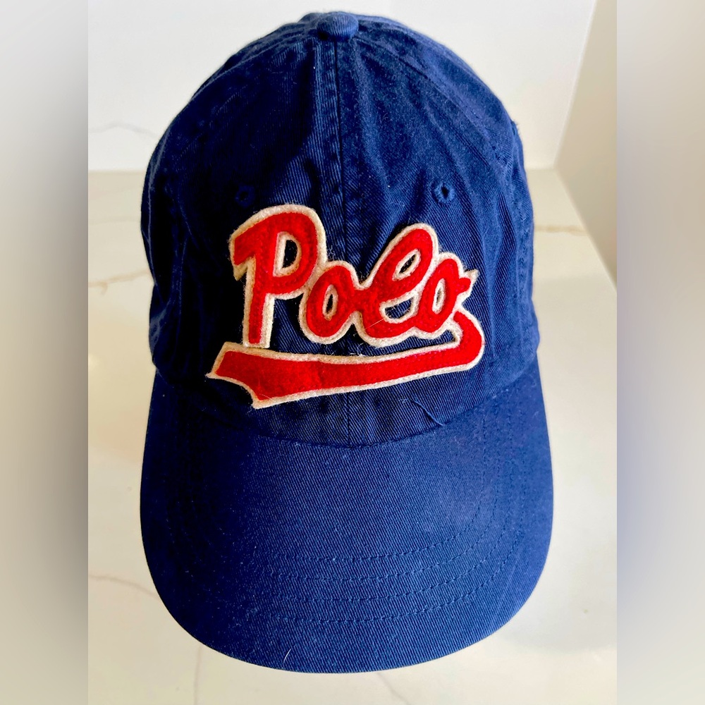 Ralph Lauren polo script vintage hat USA snowbeach p-wing bear graphic